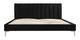 Mazin Furniture Melina Black King Upholstered Platform Bed-3