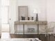 Bernhardt Santa Barbara Sandstone/Vintage Nickel Console Table-1