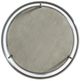 Bernhardt Cornelia Glass Top Side Table with Brushed Stainless Steel Base-4