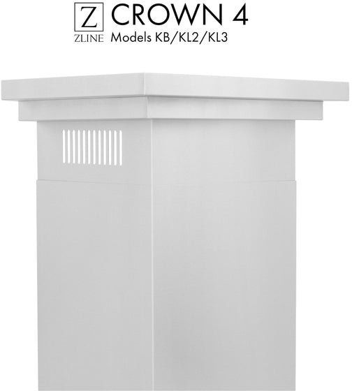 ZLINE Stainless Steel Crown Molding-1