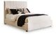 Signature Design by Ashley® Brizmore Beige King Upholstered Panel Storage Bed-0