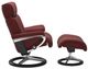 Stressless® by Ekornes® Customizable Magic Small Manual Recliner and Ottoman with Signature Base-2