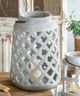 A & B Home Gray 20" Lantern-2