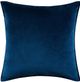Livia Velvet Stitches Dark Blue Decorative Pillow-0