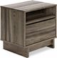 Signature Design by Ashley® Shallifer 5-Piece Brown Queen Panel Bed Set-4