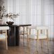 TOV Furniture Spara Natural/White Vegan Leather Dining Arm Chair-1