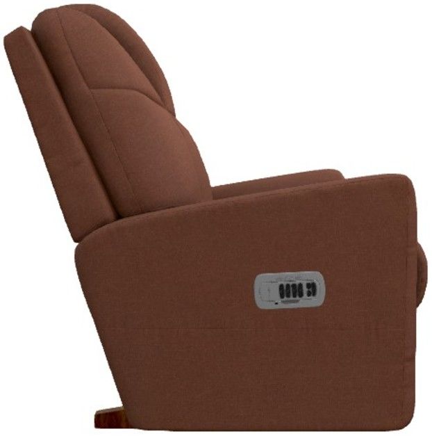 La-Z-Boy® Sparrow Spice Power Rocking Recliner with Headrest and Lumbar-3
