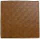 Classic Home Aristo Autumn Maple Leather Square Ottoman-4
