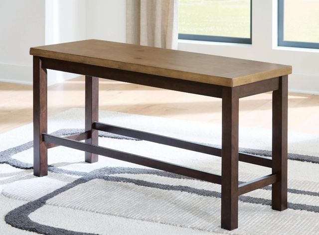 Signature Design by Ashley® Rylandeen Dark Brown/Light Brown Double Counter Bench-1