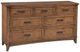 American WoodCrafters Oakdale Honey Oak Dresser-0