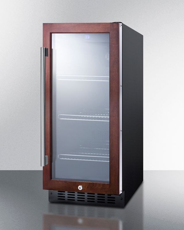 Summit® 2.45 Cu. Ft. Glass/Panel Ready Frame Built-In Beverage Center-1