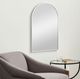 Surya Aranya Brushed Metallic/Silver Accent Mirror-3