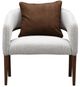 Michael Amini® Houston Gray/Walnut Accent Chair-2