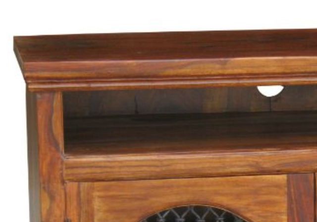 Jaipur Furniture Ganga Badroon Jali Brown TV Unit-2