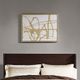 Olliix by Martha Stewart Study in Gold & White Multi-Colored Framed Canvas with Gold Foil-4