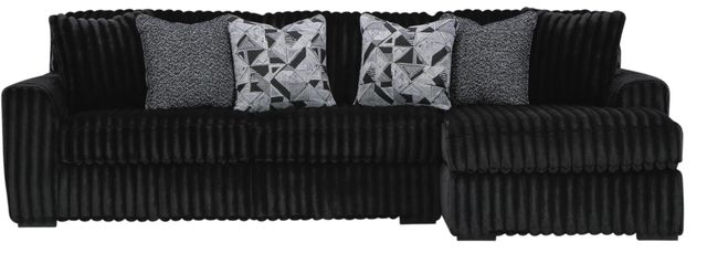 Signature Design by Ashley® Midnight-Madness 3-Piece Onyx Right-Arm Facing Sectional and Chaise-0