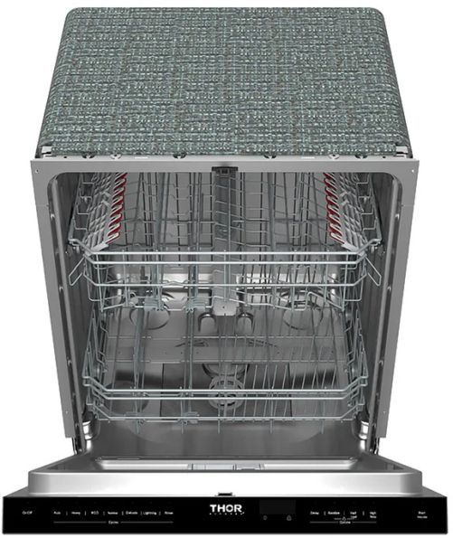 Thor Kitchen® 24" Stainless Steel Built-In Top Control Dishwasher with Pocket Handle-2