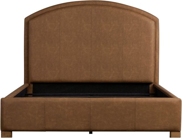 Intercon Jackson Brown Queen Upholstered Panel Bed-3