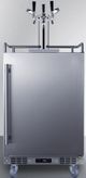 Summit® 24" Stainless Steel Built-In Outdoor Commercial Beer Kegerator-1