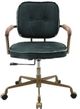 ACME Furniture Siecross Emerald Green/Gold Office Chair-1