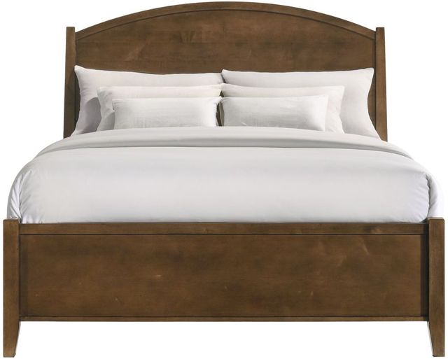 Intercon Andover Walnut Queen Arched Panel Bed-1