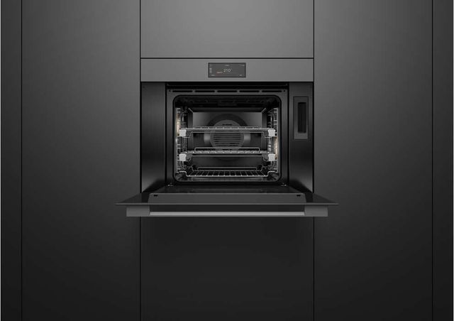 Fisher & Paykel Series 11 Minimal 30" Grey Glass Combination Steam Oven-3