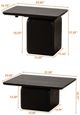 Northfield Living 2-Piece Black Occasional Table Set-1