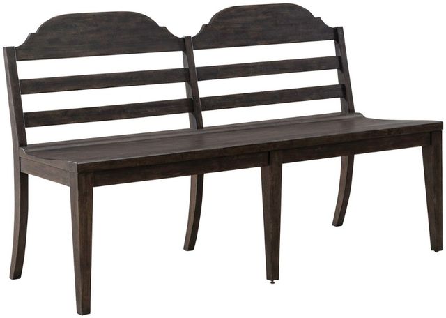 Liberty Furniture Paradise Valley 6-Piece Saddle Brown/Tobacco Trestle Dining Set-3