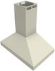 Vent-A-Hood® 42" Biscuit Air Recover System (ARS) Duct-Free Euro-Style Island Range Hood-1