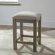 Liberty Furniture Bartlett Field Dusty Taupe/Oatmeal Upholstered Console Stool-1