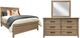 Holland House Breckinridge 3-Piece Natural Queen Panel Bedroom Set-0