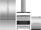 Fisher & Paykel 4 Piece Stainless Steel Gas Kitchen Appliance Package-0