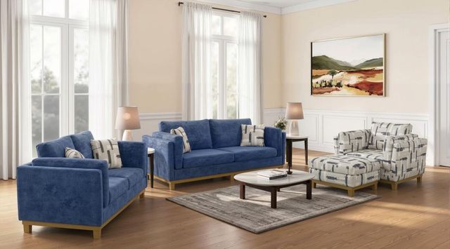 Legends Home Dovetail Blue Sofa-1