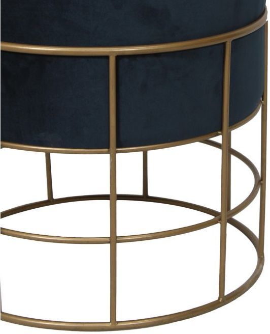 Moe's Home Collection Horton Blue Stool-1