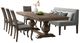 Elements International Gramercy 6-Piece Chocolate/Walnut Dining Set-0