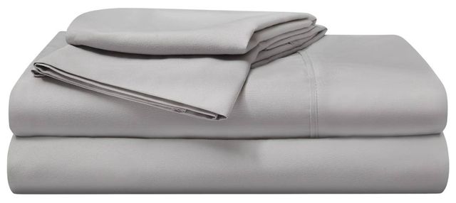BEDGEAR® Basic 4-Piece Light Gray Queen Sheet Set-0