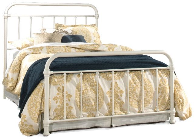HH2 Home Kirkland Soft White Queen Metal Bed-0