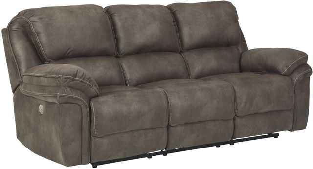 Benchcraft® Trementon Graphite Power Reclining Sofa-1