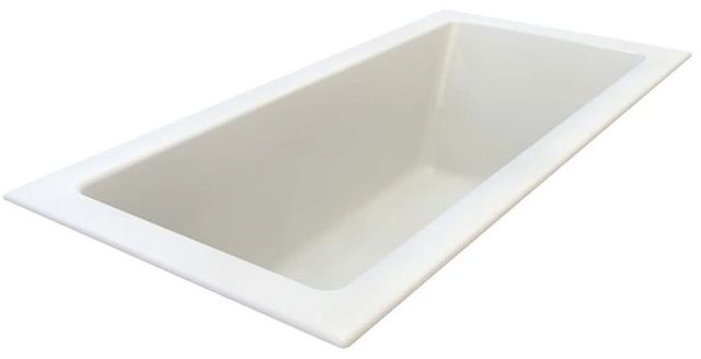 American Standard Studio® White 72” x 36” Drop-In Soaking Bathtub with Zero Edge-0