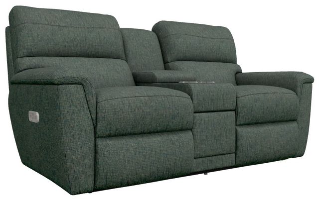 La-Z-Boy® Ava Ocean Power Reclining Loveseat with Console and Headrest-0