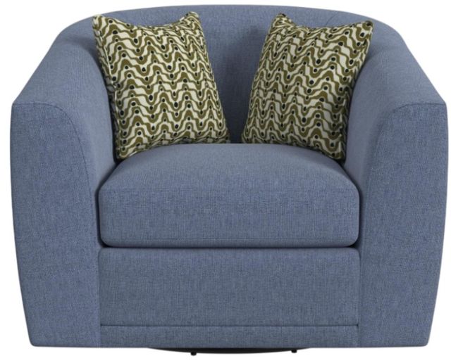 Flexsteel® Customizable Jewel Fabric Swivel Chair-2