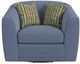Flexsteel® Customizable Jewel Fabric Swivel Chair-2