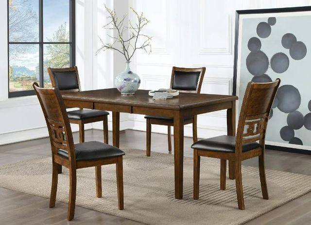 New Classic® Home Furnishings Gia 5-Piece Black/Brown Dining Table Set-1