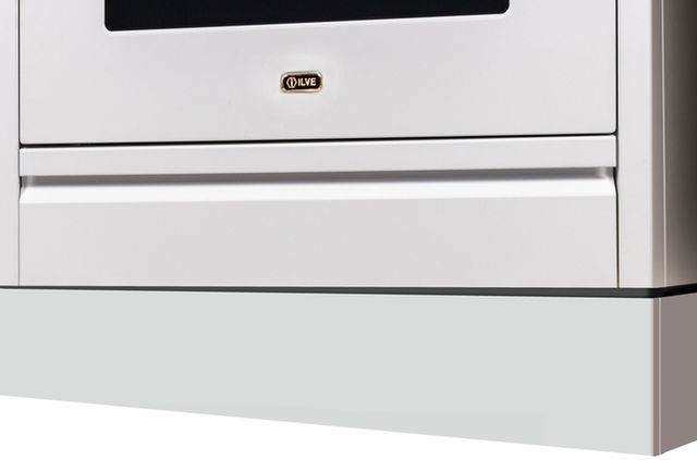 Ilve 40" White Toe Kick for Nostalgie and Pro Ilve Range-0