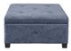 Olliix by Madison Park Aspen Blue Ottoman-0