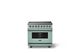 Viking® 5 Series 36" Splash Pro Style Induction Range with Brushed Brass Trim-3