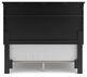 Signature Design by Ashley® Lanolee Black Full Panel Bed-3