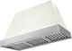 AGA Euclid 48" White Wall Mounted Range Hood with Brushed Nickel Trim-0