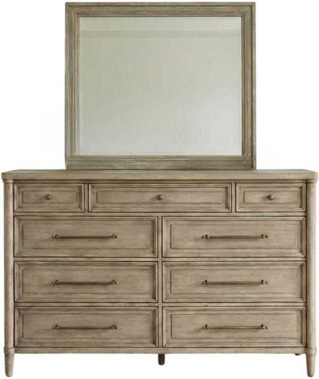Liberty Furniture Rochelle Park Smokey Taupe Dresser and Mirror-0