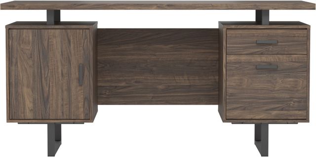 Coaster® Lawtey Weathered Grey Office Desk-0